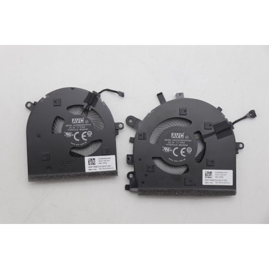 Set coolere Laptop 2-in-1, Lenovo, Yoga 9 14IMH9 Type 83AC, 5F10S14172, 5F10S14173, ND75C97-23G09, DC28000LPD0, ND75C97-23G10, DC28000LND0, BAPC0705R5HY004, DC28000LPV0, BAPB0605R6HY014, DC28000LNV0, 5V, 0.50A