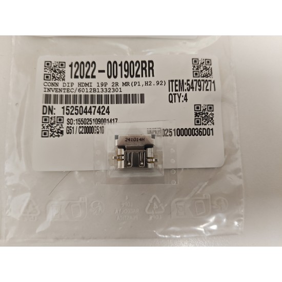 Mufa HDMI Laptop Gaming, Asus, ROG Strix Scar 18 G834J, G834JY, G834JYR, G834JZ, G834JZR, 12022-001902RR