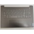 Carcasa superioara cu tastatura palmrest compatibila Laptop, Lenovo, IdeaPad 3-17ADA6 Type 82KS, AP26A000110, EC21N000510, HS760, iluminata, fingerprint, Iron Grey, layout US