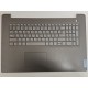 Carcasa superioara cu tastatura palmrest compatibila Laptop, Lenovo, IdeaPad 3-17ALC6 Type 82KV, AP26A000110, EC21N000510, HS760, iluminata, fingerprint, Iron Grey, layout US