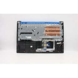 Carcasa superioara cu tastatura palmrest Laptop Gaming, Lenovo, IdeaPad L340-17IRH Type 81LL, 5CB0U42827, AP1B5000100, AM1B5000100, FG540, iluminata, gri inchis, layout UK