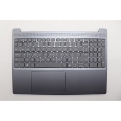 Carcasa superioara cu tastatura palmrest Laptop, Lenovo, IdeaPad Slim 3 15IRH10 Type 83K1, 5CB1R08992, AP3LQ000300, iluminata, Luna Grey, layout US