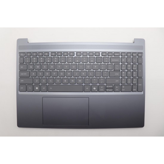 Carcasa superioara cu tastatura palmrest Laptop, Lenovo, IdeaPad Slim 3 15IRH10 Type 83K1, 5CB1R08992, AP3LQ000300, iluminata, Luna Grey, layout US