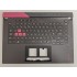 Carcasa superioara cu tastatura palmrest Laptop Gaming, Asus, ROG Strix G15 G513I, G513IH, G513Q, G513QC, G513QM, 90NR0573-R33UK0, 6070B1885803, G513QM-1H, iluminata, RGB 4 Zone, layout UK