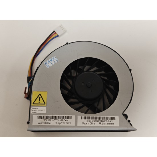 Cooler Desktop PC All in One, Lenovo, ThinkCentre M92z Type 3280, 3281, 3291, 3292, 3293, 3294, 3296, 3297, 3298, 3305, 3309, 3311, 3312, 3313, 3314, 3315, 3318, 3320, 3322, 3324, 3325, 3326, 3327, 3329, 3341, 3342, KUC1012D-CQ76, 23.10714.011, 12V, 0.75A