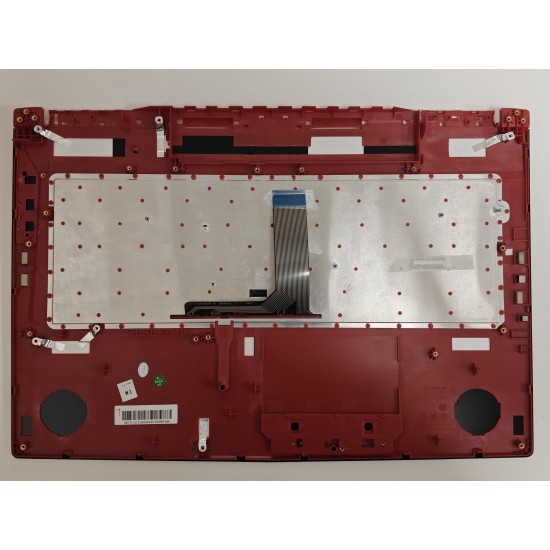 Carcasa superioara cu tastatura palmrest Laptop, MSI GE73, GE73VR, 3077C1C216HG, iluminata, RGB Per Key, neagra, layout US