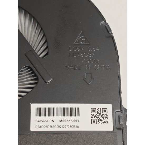 Set coolere Laptop, HP, Spectre X360 15-EB, 15T-EB, TPN-Q226, M00226-001, M00227-001, ND75C37-19G04, ND75C37-19G05, 5V, 0.5A