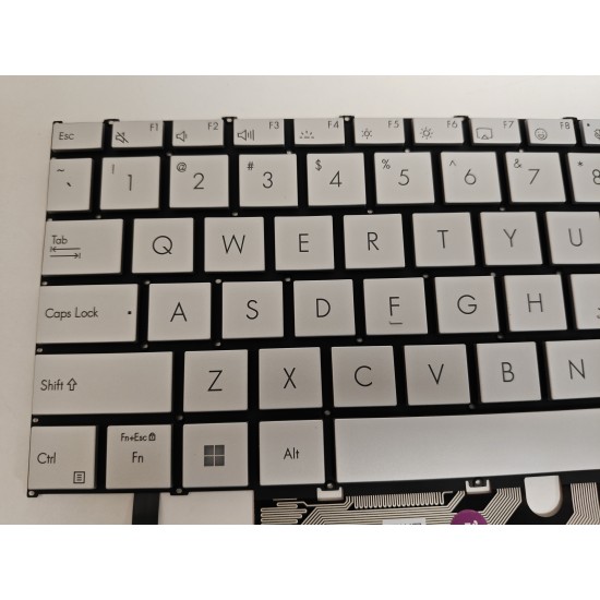 Tastatura Laptop, Asus, VivoBook S16 S5606C, S5606CA, S5606M, S5606MA, S5606K, S5606KA, S5606U, S5606UA, S5606W, S5606WA, iluminata, alba, layout US
