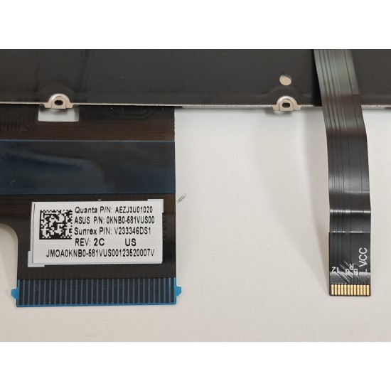 Tastatura Laptop, Asus, VivoBook S16 S5606C, S5606CA, S5606M, S5606MA, S5606K, S5606KA, S5606U, S5606UA, S5606W, S5606WA, iluminata, alba, layout US