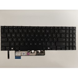 Tastatura Laptop, Asus, VivoBook S16 S5606C, S5606CA, S5606M, S5606MA, S5606K, S5606KA, S5606U, S5606UA, S5606W, S5606WA, iluminata, neagra, layout US