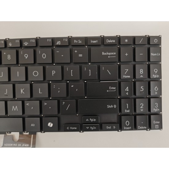 Tastatura Laptop, Asus, VivoBook S16 S5606C, S5606CA, S5606M, S5606MA, S5606K, S5606KA, S5606U, S5606UA, S5606W, S5606WA, iluminata, neagra, layout US