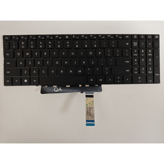 Tastatura Laptop, Huawei D16 RLEF-X (An 2022), iluminata, neagra, layout US