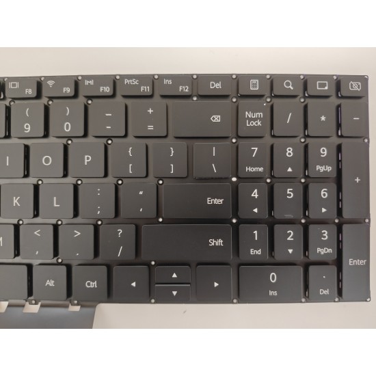 Tastatura Laptop, Huawei D16 RLEF-X (An 2022), iluminata, neagra, layout US