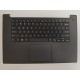 Carcasa superioara cu tastatura palmrest Laptop, Dell, XPS 15 9560, P56F, P56F001, Y2F9N, 0Y2F9N, 86D7Y, 086D7Y, AQ1U1000100, iluminata, neagra, layout US