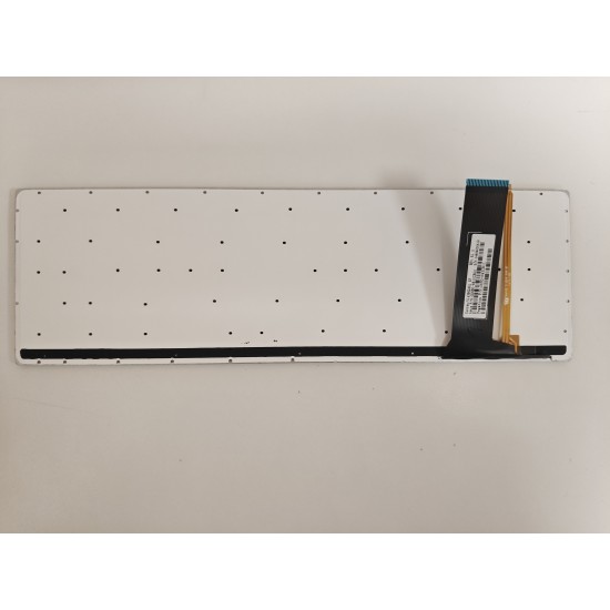 Tastatura Laptop, Asus, N76, N76Y, N76V, N76VB, N76VJ, N76VM, N76VZ, iluminata, argintie, layout UK