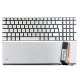 Tastatura Laptop, Asus, N76, N76Y, N76V, N76VB, N76VJ, N76VM, N76VZ, iluminata, argintie, layout UK