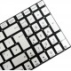 Tastatura Laptop, Asus, N76, N76Y, N76V, N76VB, N76VJ, N76VM, N76VZ, iluminata, argintie, layout UK