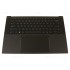 Carcasa superioara cu tastatura palmrest Laptop, Dell, XPS 15 9510, P91F, P91F002, 6JV4G, 06JV4G, 08NGH, 008NGH, EA2SH000100, iluminata, neagra, cu touchpad, layout US