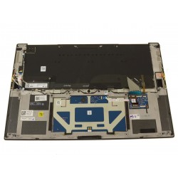 Carcasa superioara cu tastatura palmrest Laptop, Dell, XPS 15 9520, P91F, P91F003, 6JV4G, 06JV4G, 08NGH, 008NGH, EA2SH000100, iluminata, neagra, cu touchpad, layout US