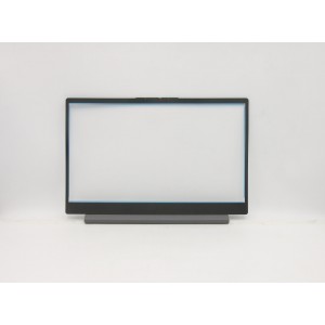 Rama Display Laptop, Lenovo, IdeaPad 3-17ITL6 Type 82H9, 5B30S19001, AP21N000200, neagra cu ornament balamale gri