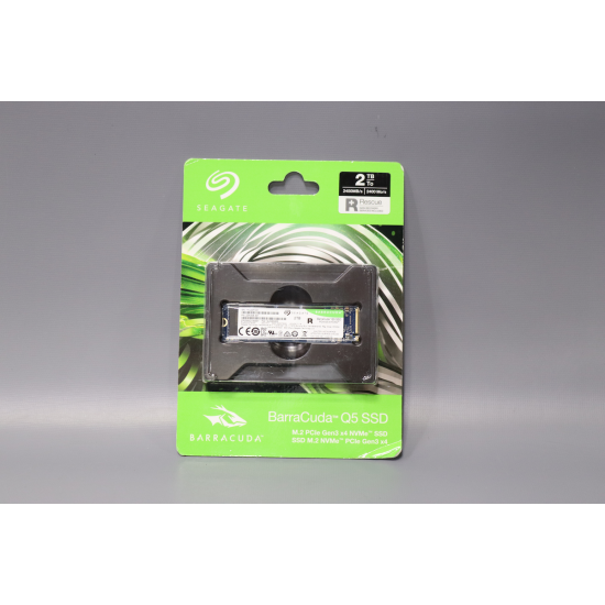 Solid State Drive (SSD) Seagate, BarraCuda Q5, 2TB, NVMe, PCI Express 3.0, x4, M.2, 2280, ZP2000CV3A001, Laptop/Desktop