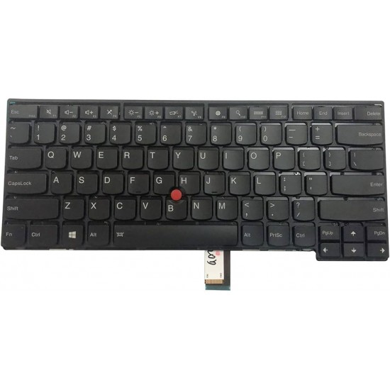 Tastatura Laptop, Lenovo, ThinkPad T460 Type 20FM, 20FN, iluminata, neagra, layout US