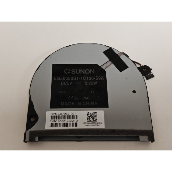 Cooler Laptop, HP, Envy 13-BA, 13T-BA, TPN-C145, SPS-L94043-001, DC28000R0D0, DC 5V, 0.5A