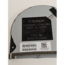 Cooler Laptop, HP, Envy 13-BA, 13T-BA, TPN-C145, L87962-001, L94043-001, EG50050S1-1C100-S9A, ND75C39-19H03, DC28000R0D0, 5V, 0.45A, 2.25W