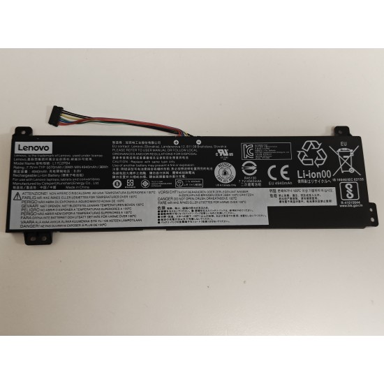 Baterie Laptop, Lenovo, 5B10W67318, 5B10P53999, 5B10P54000, 5B10P53995, 5B10W67362, 5B10R32998, 5B10R38759, 5B10W67423, 5B10W67297, 5B10W67381, 5B10P53998, 5B10P54004, 5B10P54005, 7.7V, 4940mAh, 39Wh
