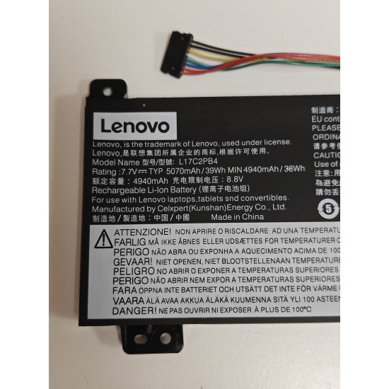 Baterie Laptop, Lenovo, 5B10W67318, 5B10P53999, 5B10P54000, 5B10P53995, 5B10W67362, 5B10R32998, 5B10R38759, 5B10W67423, 5B10W67297, 5B10W67381, 5B10P53998, 5B10P54004, 5B10P54005, 7.7V, 4940mAh, 39Wh