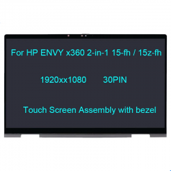 Ansamblu Display cu touchscreen Laptop, HP, Envy X360 15-FE, N48155-001, N53113-001, FHD, 1920x1080, LED, AP3VY000121, 30 pini