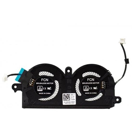 Set coolere Laptop, Dell, XPS 13 9305, P82G, P82G004, 0980WH, 980WH, DFS350705PQ0T-FM18, ND55C19-19A14, ND55C19-16M01, 5V, 0.5A