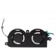 Set coolere Laptop, Dell, XPS 13 9305, P82G, P82G004, 0980WH, 980WH, DFS350705PQ0T-FM18, ND55C19-19A14, ND55C19-16M01, 5V, 0.5A