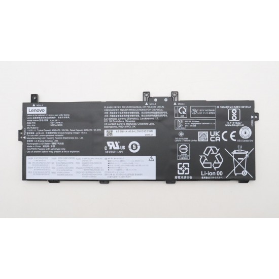 Baterie Laptop, Lenovo, ThinkPad P16 Gen 1 Type 21D6, 21D7, 5B11A14635, 3ICP5/80/70, L20L3P71, 11.61V, 4419mAh, 52.8Wh