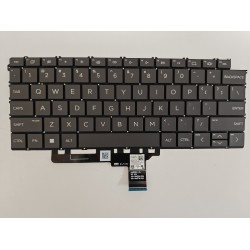 Tastatura Laptop 2-in-1, HP, Spectre X360 16-AA, 16T-AA, iluminata, maronie, layout US