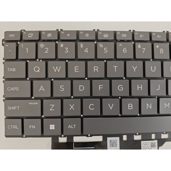 Tastatura Laptop 2-in-1, HP, Spectre X360 16-AA, 16T-AA, iluminata, maronie, layout US