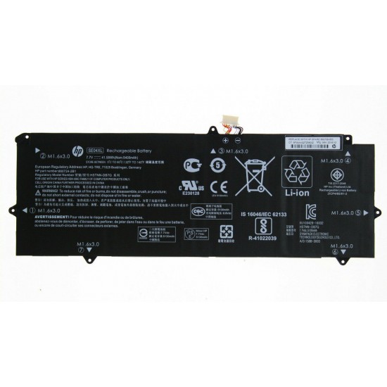 Baterie Laptop, HP, Pro X2 612 G2, 860708-855, 860724-2B1, 860724-2C1, HSTNN-DB7Q, 7.7V, 5400mAh, 41.58Wh
