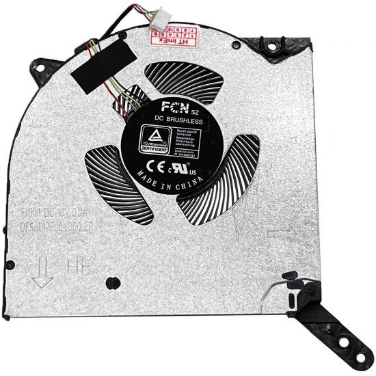 Set coolere Laptop, Lenovo, Legion 7-16ITHg6 Type 82K6, 5H40S20352, 5H40S20416, 5H40S20350, DFSAL12E064860-FNKN, DFSAL12E164860-FNKP, 10V, 0.8A