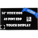 Display Laptop, Dell, Latitude 7400, P100G, P100G001, 14 inch, LED, FHD, 1920x1080, IPS, 315mm latime, on cell touch, 40 pini