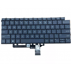 Tastatura Laptop 2-in-1, HP, Spectre X360 16-AA, 16T-AA, iluminata, albastra, layout US