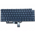 Tastatura Laptop 2-in-1, HP, Spectre X360 16-AA, 16T-AA, iluminata, albastra, layout US