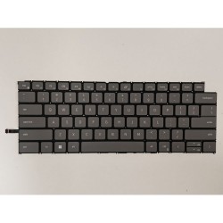 Tastatura Laptop, Dell, Vostro 3435, P166G, P166G004, iluminata, gri deschis, layout US