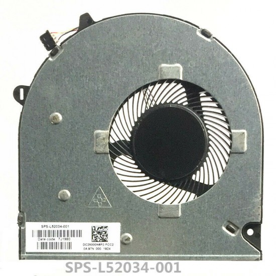 Cooler Laptop, HP, DFS5K12114464N FL60, DC28000N6F0, SPS-L52034-001, 5V, 0.5A