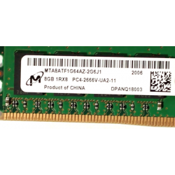 Memorie Ram PC Desktop Micron, 8GB, DDR4, 1Rx8, PC4-2666V-UA2-11, 2666Mhz, CL19, 1.2V, MTA8ATF1G64AZ-2G6J1, PC4-21300, DIMM, Non-ECC, 288 Pin
