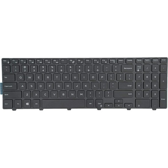 Tastatura Laptop, Dell, Inspiron 15 3558, P47F, P47F001, neagra, layout US