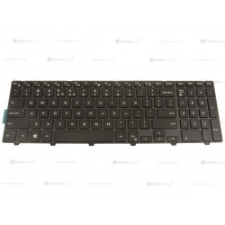 Tastatura Laptop, Dell, Inspiron 15 5555, P51F, P51F002, 051CHY, 51CHY, iluminata, neagra, layout US