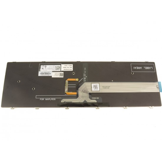 Tastatura Laptop, Dell, Inspiron 15 3543, P28E, P28E001, 051CHY, 51CHY, iluminata, neagra, layout US