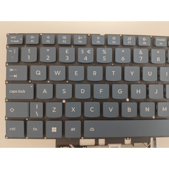 Tastatura Laptop, Lenovo, IdeaPad Slim 5 16AHP10 Type 83HW, iluminata, albastra, layout UK