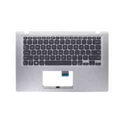 Carcasa superioara cu tastatura palmrest Laptop, Asus, VivoBook 14 X415J, X415JA, X415JANS, X415JF, X415JP, 90NB0ST1-R30US0, 39XKUTAJN50, 13NB0ST1P01013-3, X415JA-1S, argintie, layout US