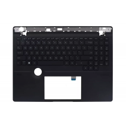 Carcasa superioara cu tastatura palmrest Laptop, Asus, ProArt StudioBook Pro 16 W7604J, W7604J3D, 90NB10B1-R30US0, 3AEXKTAJN00, W7604J3D-2K, iluminata, neagra, layout US